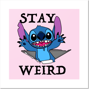 Stay Weird Posters and Art